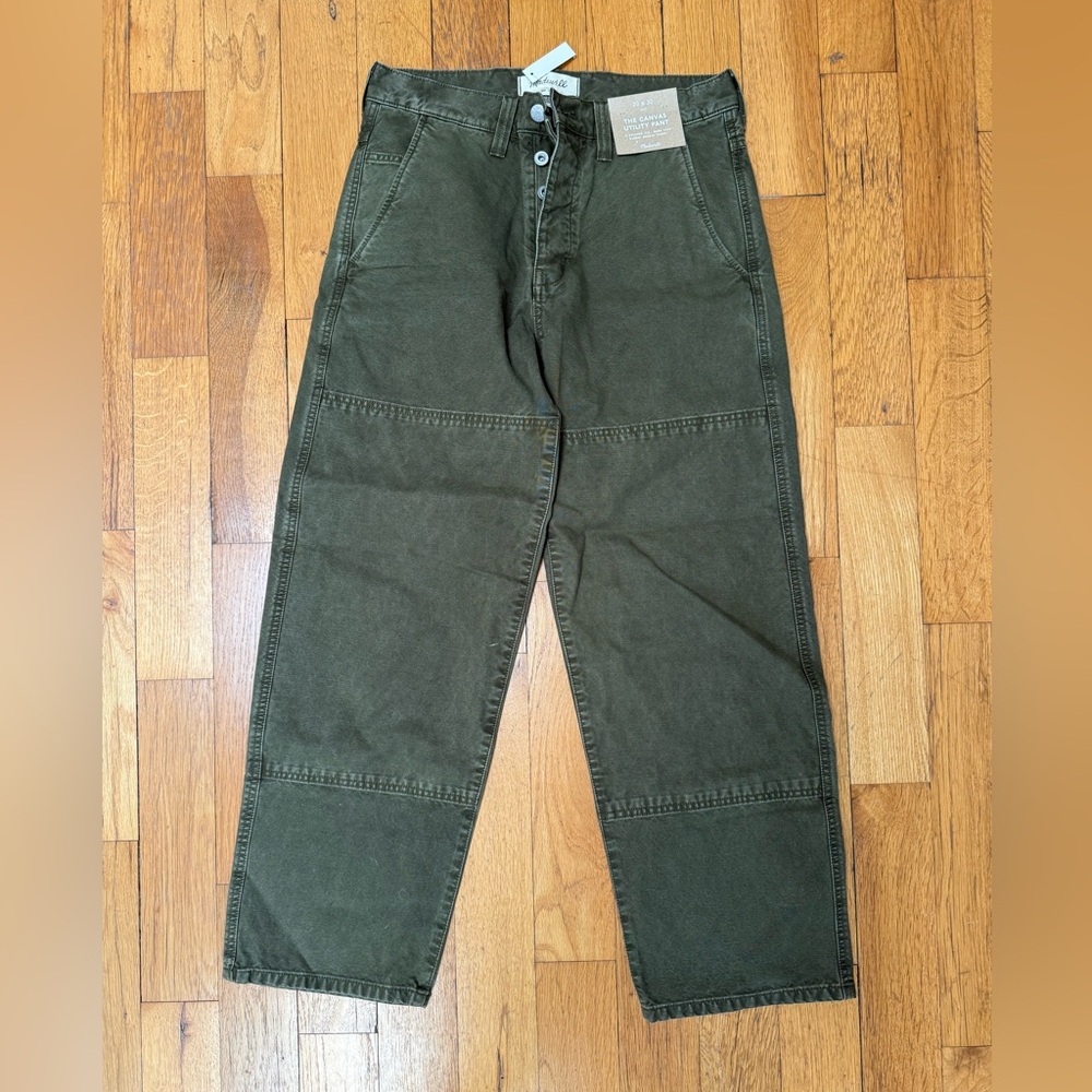 Madewell canvas utility Jean